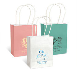Design Your Own Baby Shower Mini Twisted Handled Bags